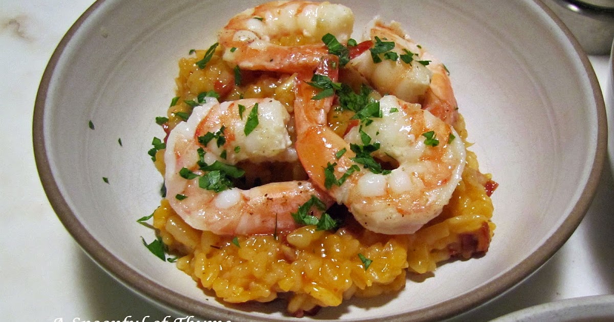 SunDried Tomato Risotto with Shrimp