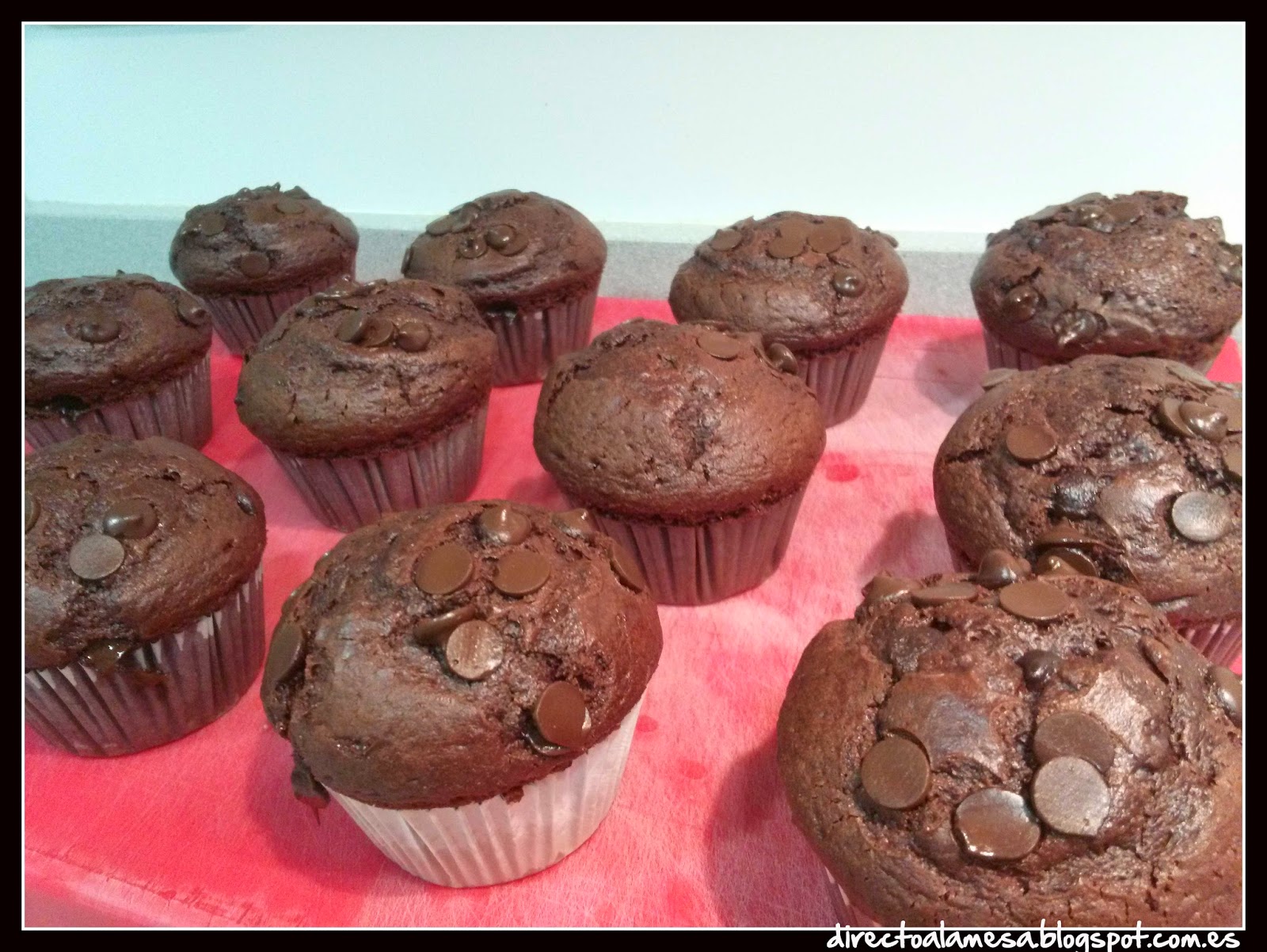 Directo a la Mesa Muffins de chocolate