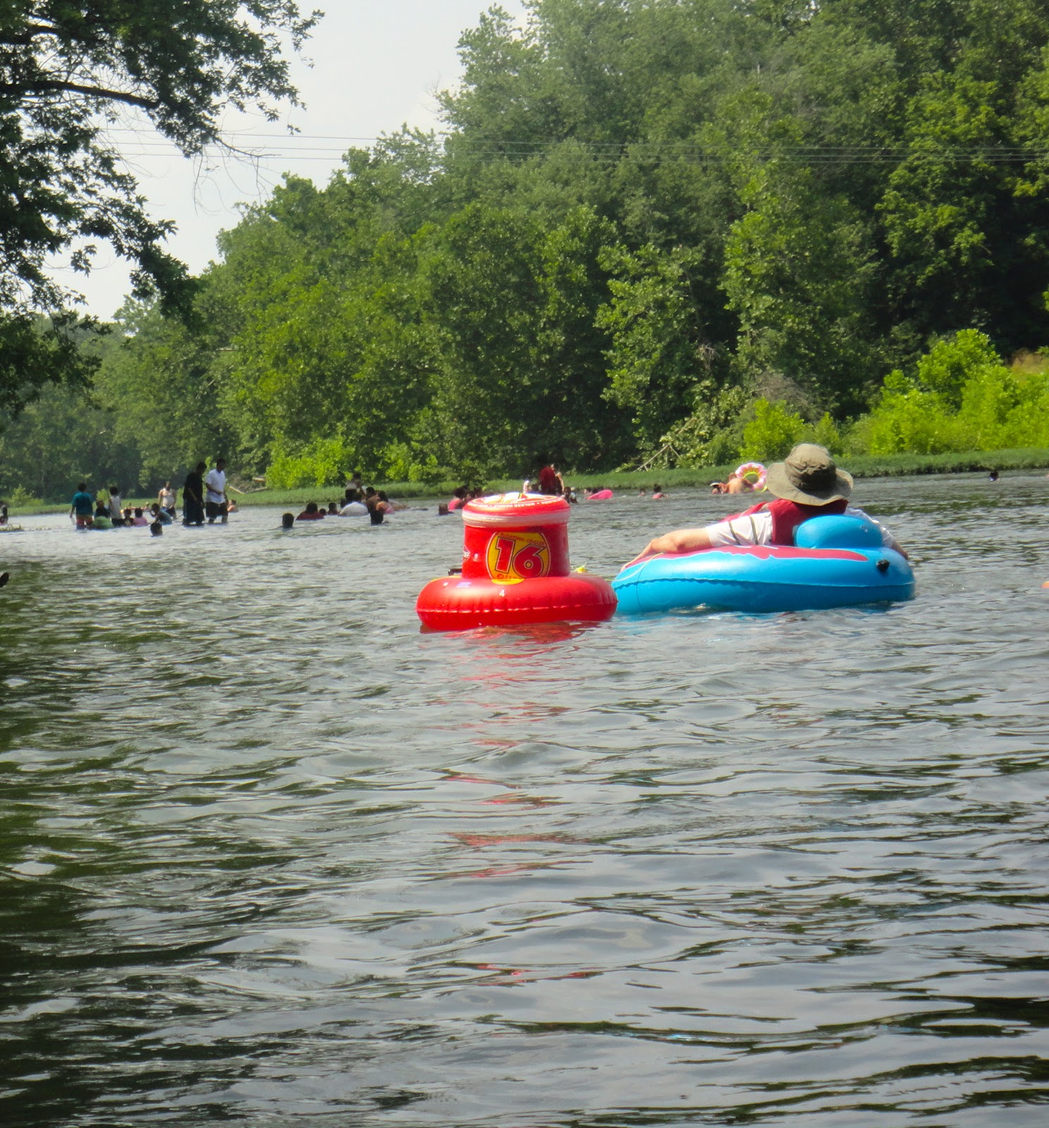 Russman's spot Tubing down the Shenandoah River in West Virginia
