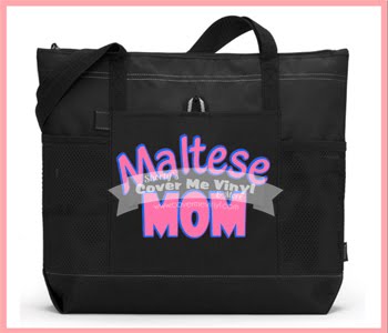 Maltese Mom Tote Bag
