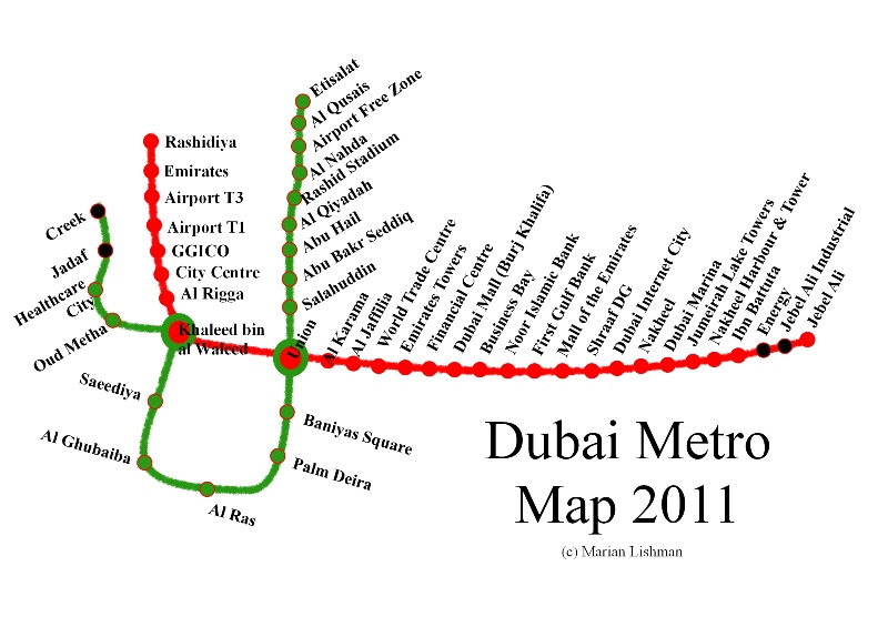 Dubai+metro+green+line+schedule