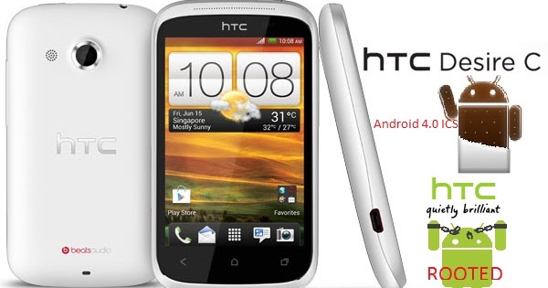 mobile updates how to root htc desire c android 4 0 ics with superboot