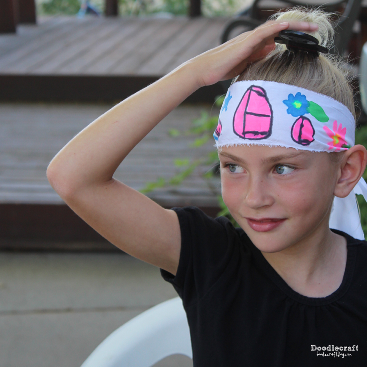 Doodlecraft Ninja Headbands!