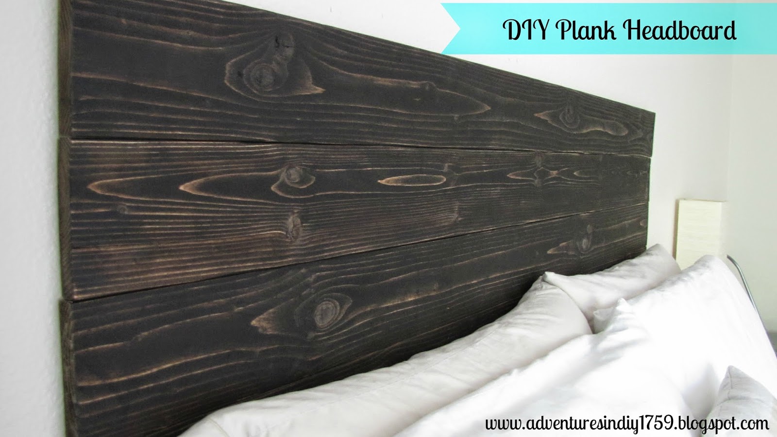 Adventures in DIY Plank Headboard
