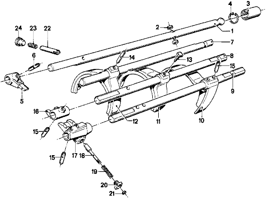 Wiring Schematic Diagram: BMW E21 315 Inner Gear Shift ... e21 wiring diagram 