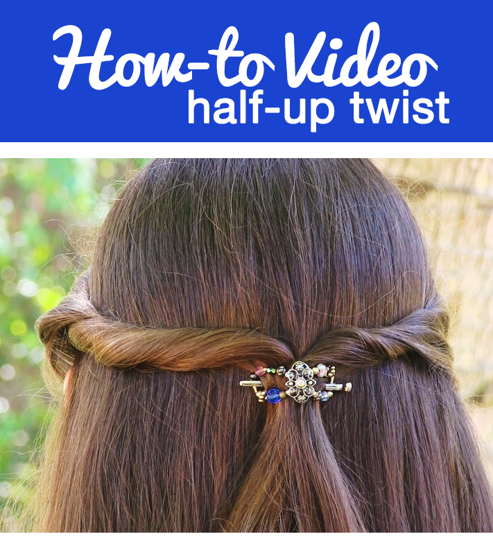 Beautiful Life of Joy How to do a HalfUp Twist Hairstyle