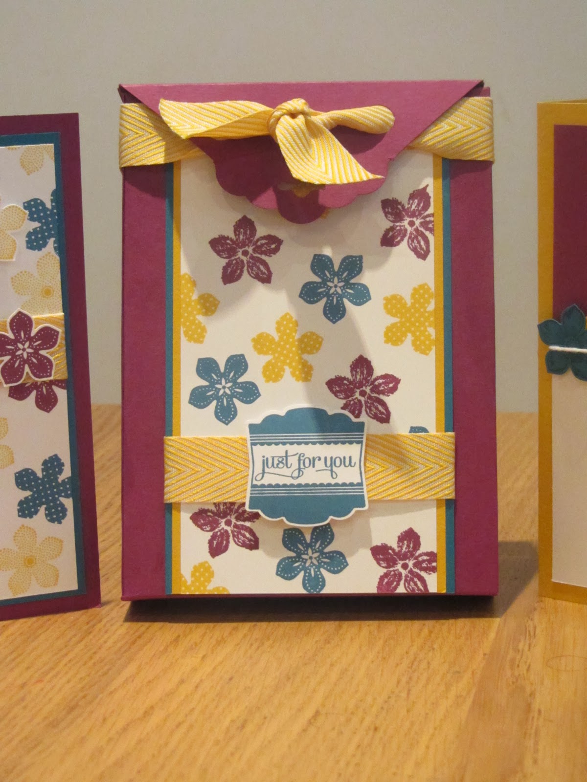 CraftyCarolineCreates Stampin Up UK, Handmade Card Gift Box Set Tutorial