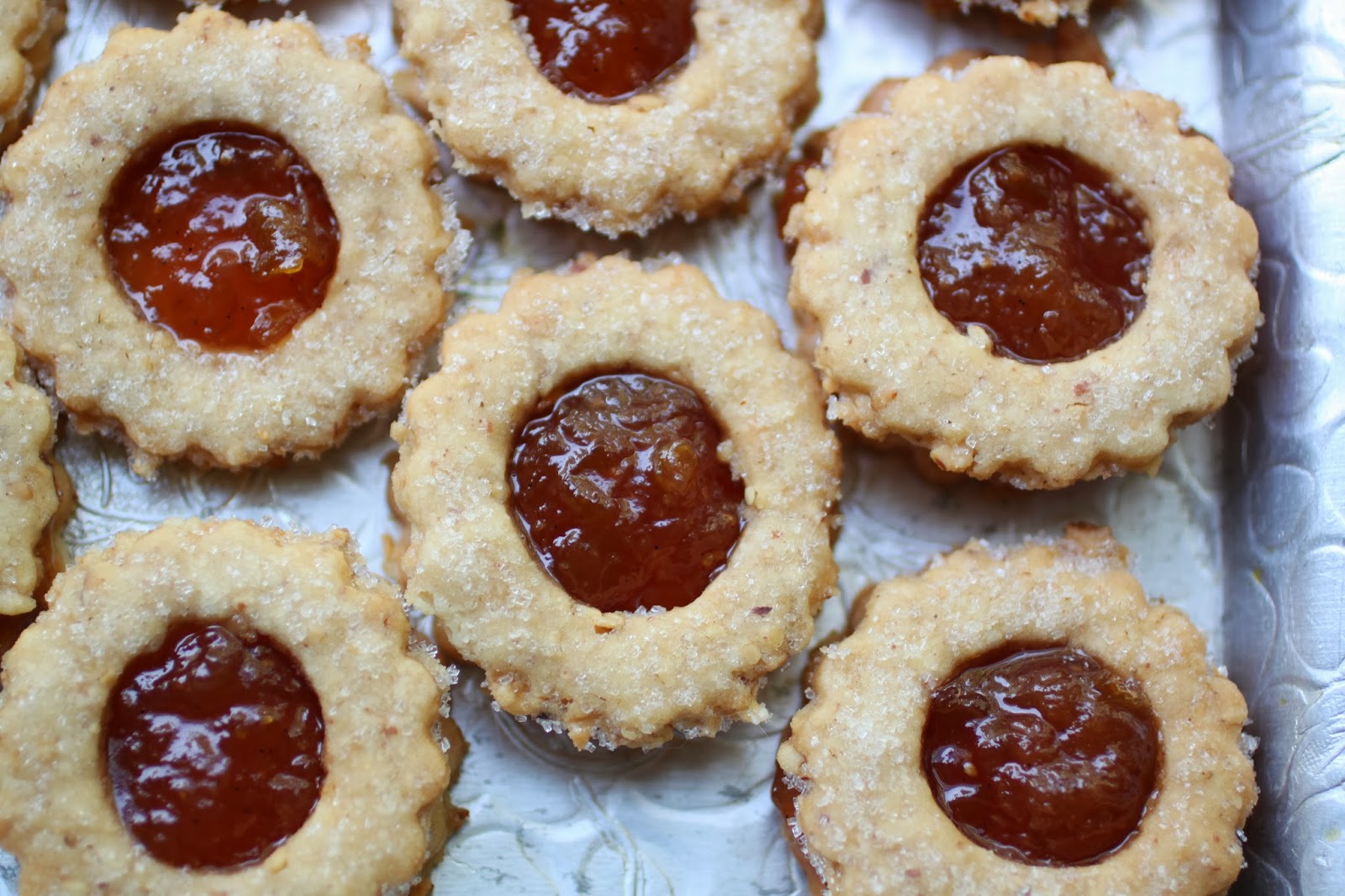 easier than pie linzer cookies with fig jam
