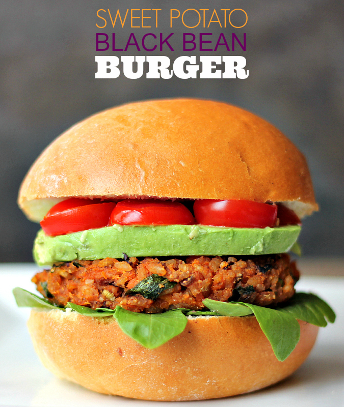 love, laurie sweet potato black bean burgers (vegan + gluten free)