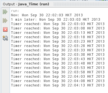 Run TimerTask in scheduled, repeated fixed-rate. Run TimerTask in scheduled, repeated fixed-rate.