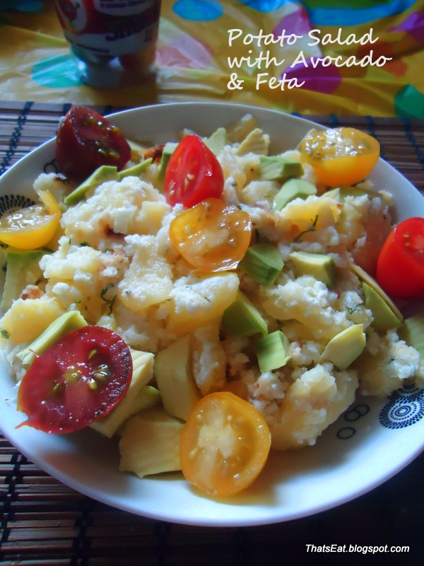 That's Eat! ΠΑΤΑΤΟΣΑΛΑΤΑ ΜΕ ΑΒΟΚΑΝΤΟ & ΦΕΤΑ POTATO SALAD WITH