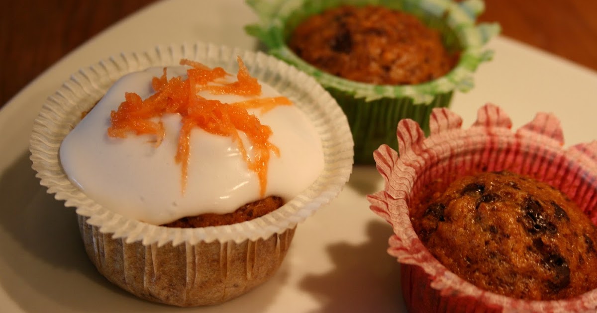 Mona's kjøkken, for det meste uten gluten, melk og egg Gulrotmuffins
