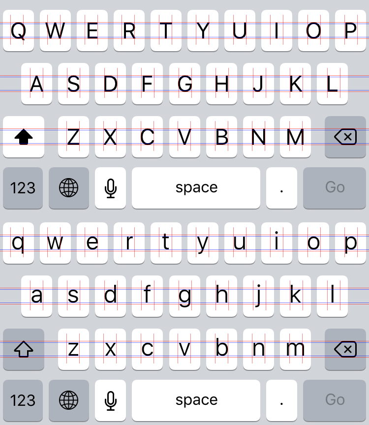 Kirk's UI Dev Blog the ios 9 lowercase keyboard