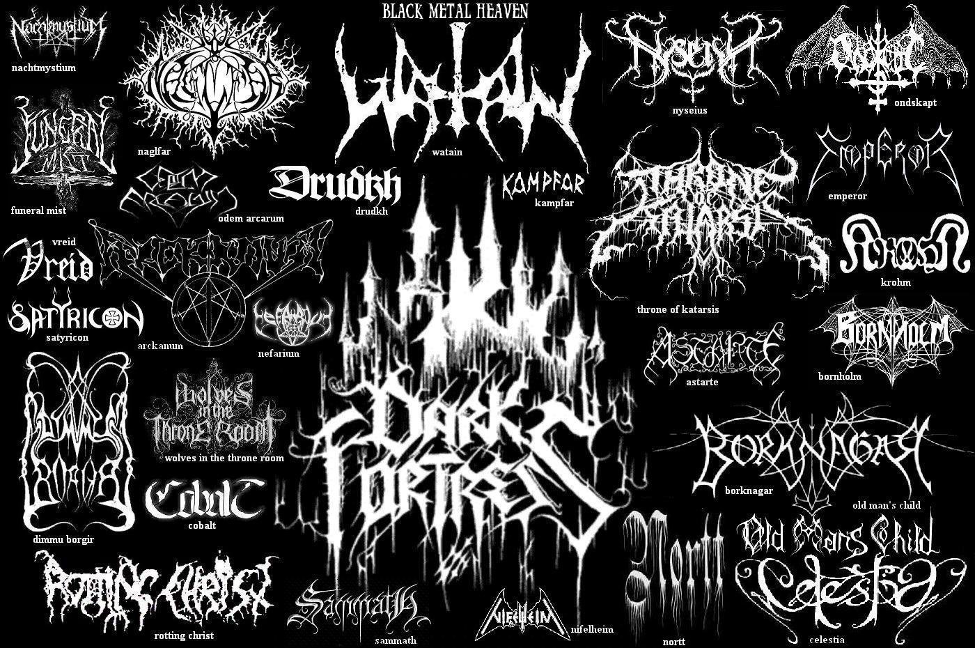 May The Devil Take Us Black Metal Logos