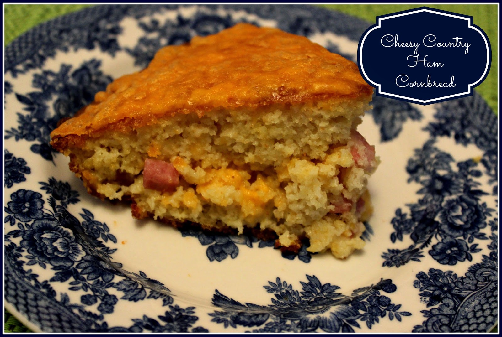 Sweet Tea and Cornbread Cheesy Country Ham Cornbread!
