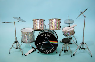 Miniature drum set Pink Ployd