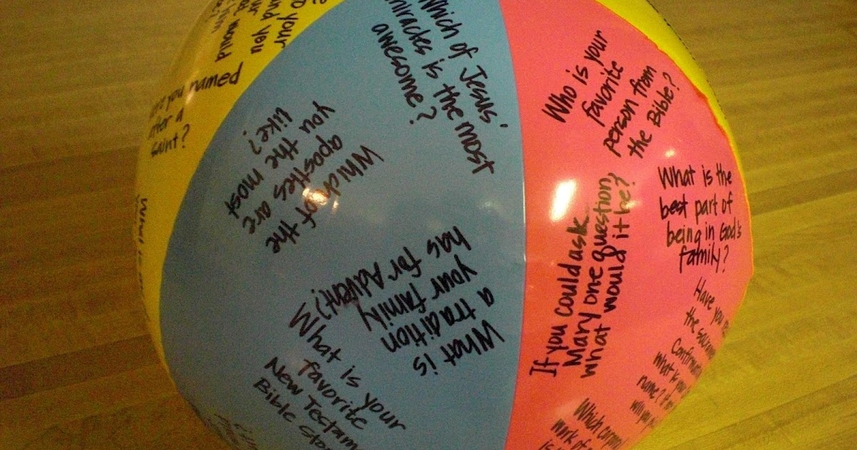 Look to Him and be Radiant Beach Ball Icebreakers