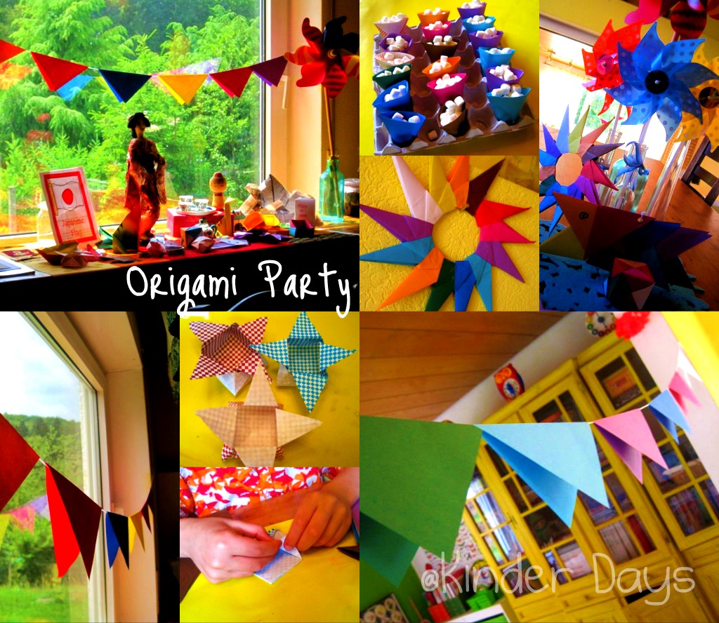 Kinder Days.... Summer Bucket List Series Origami Party