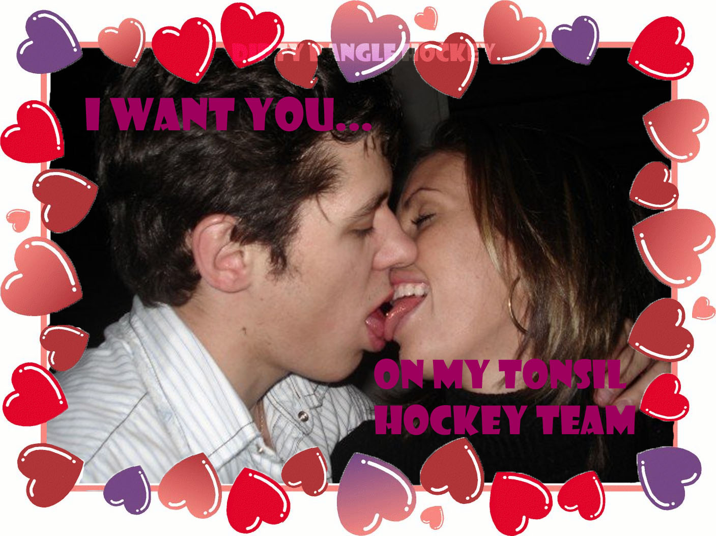 dirty dangle hockey valentine s day hockey cards