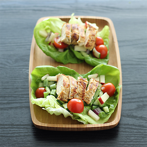 Nalls' Kitchen Grilled Island Chicken Lettuce Wraps