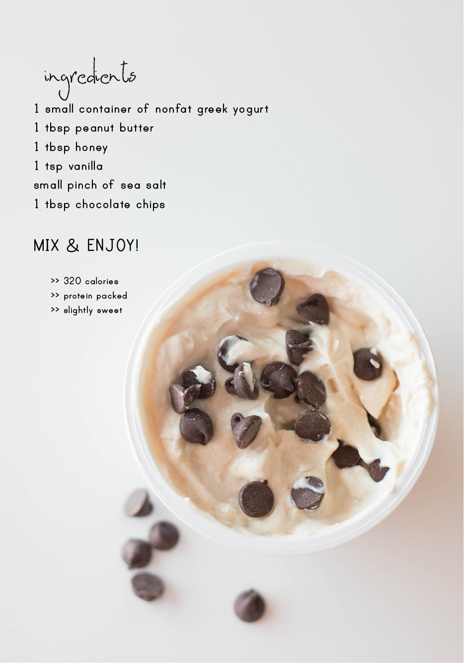 Five Foot Seven recipes {cookie dough greek yogurt}