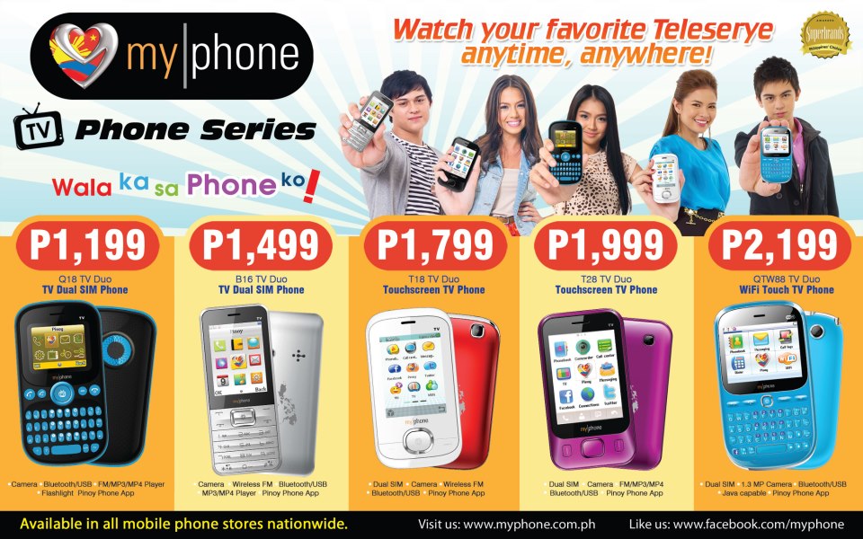 MyPhone TV Phone Cellphone Series Price List 2013! ~ Pinoy99 News Daily