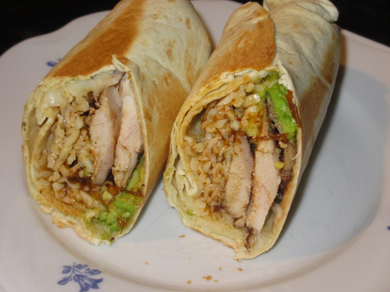 Mi recetario Burritos de pollo y aguacate