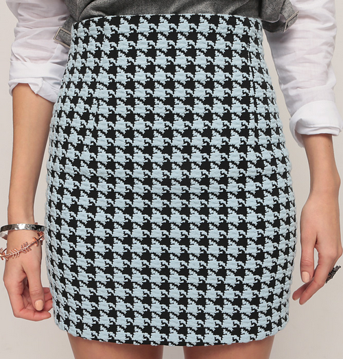 Houndstooth Candy Skirt