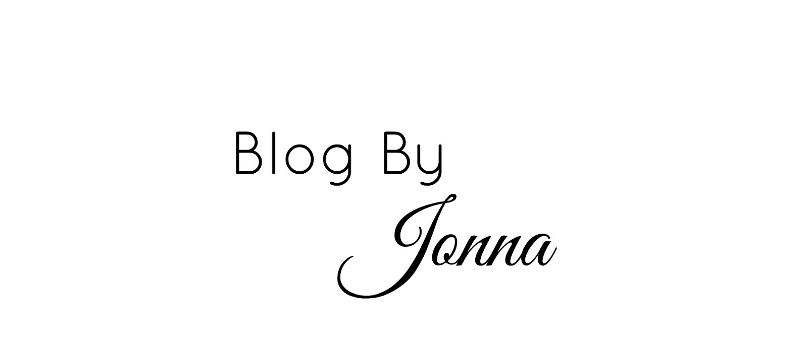 Blog By Jonna