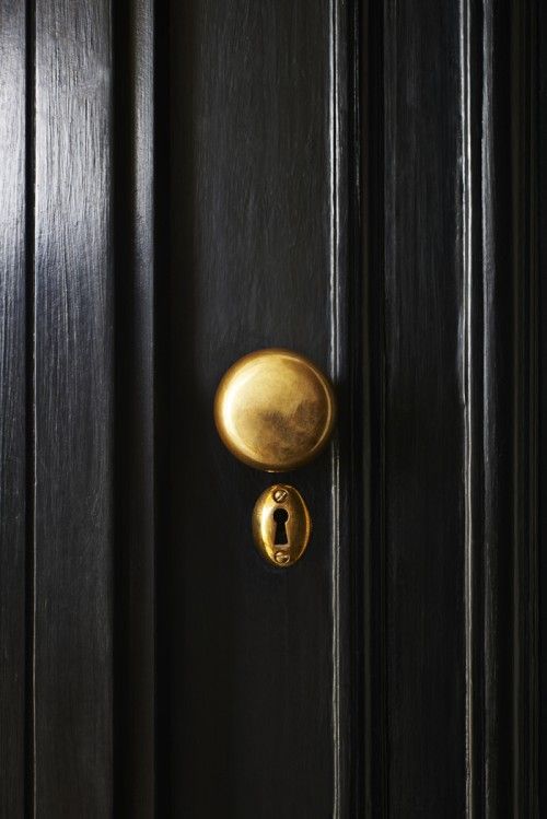 Pin by Rachel Bedard on BLACK AND GOLD Black interior doors, Doors interior, Black doors