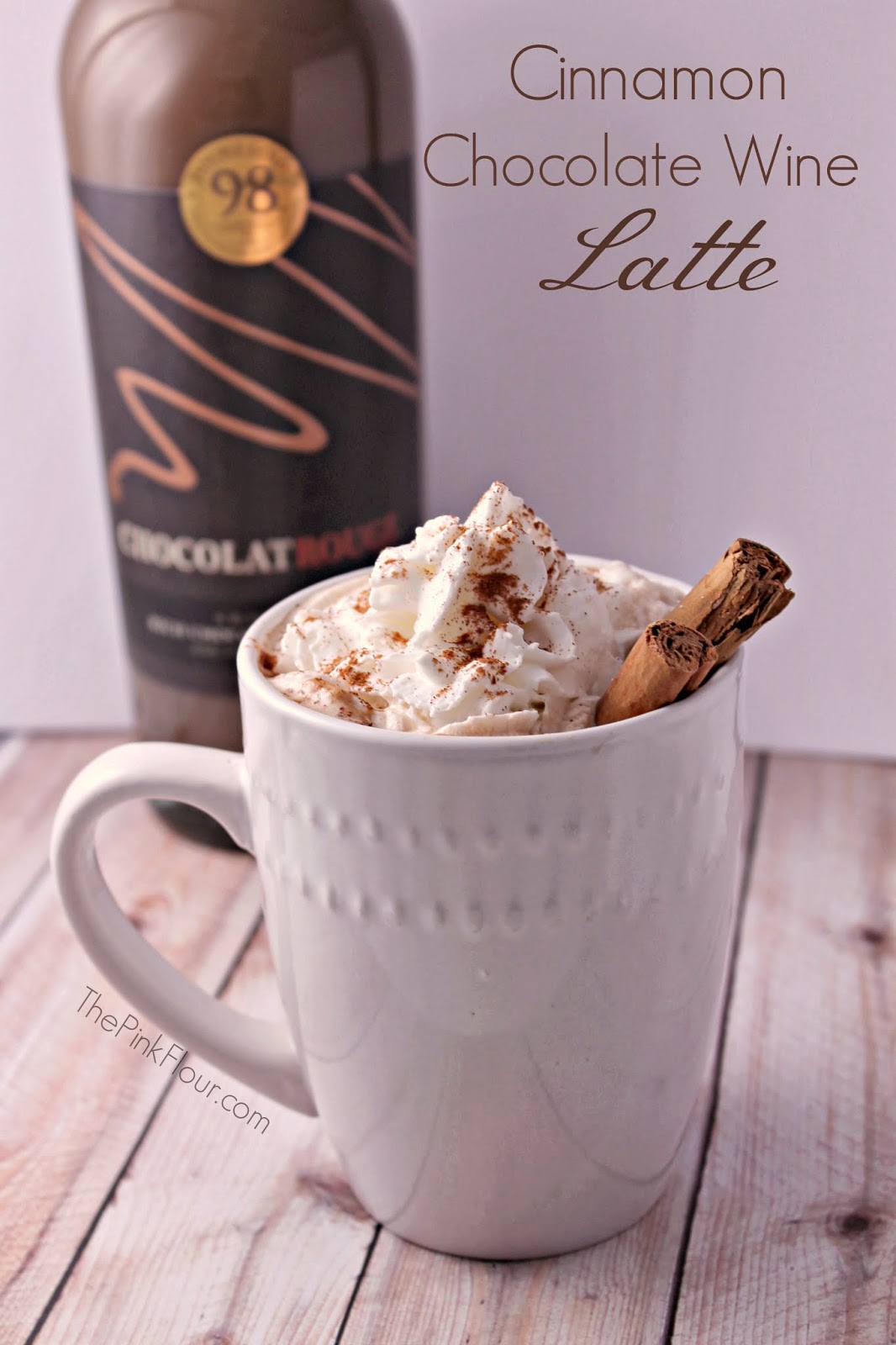 The Pink Flour Cinnamon Chocolate Wine Latte