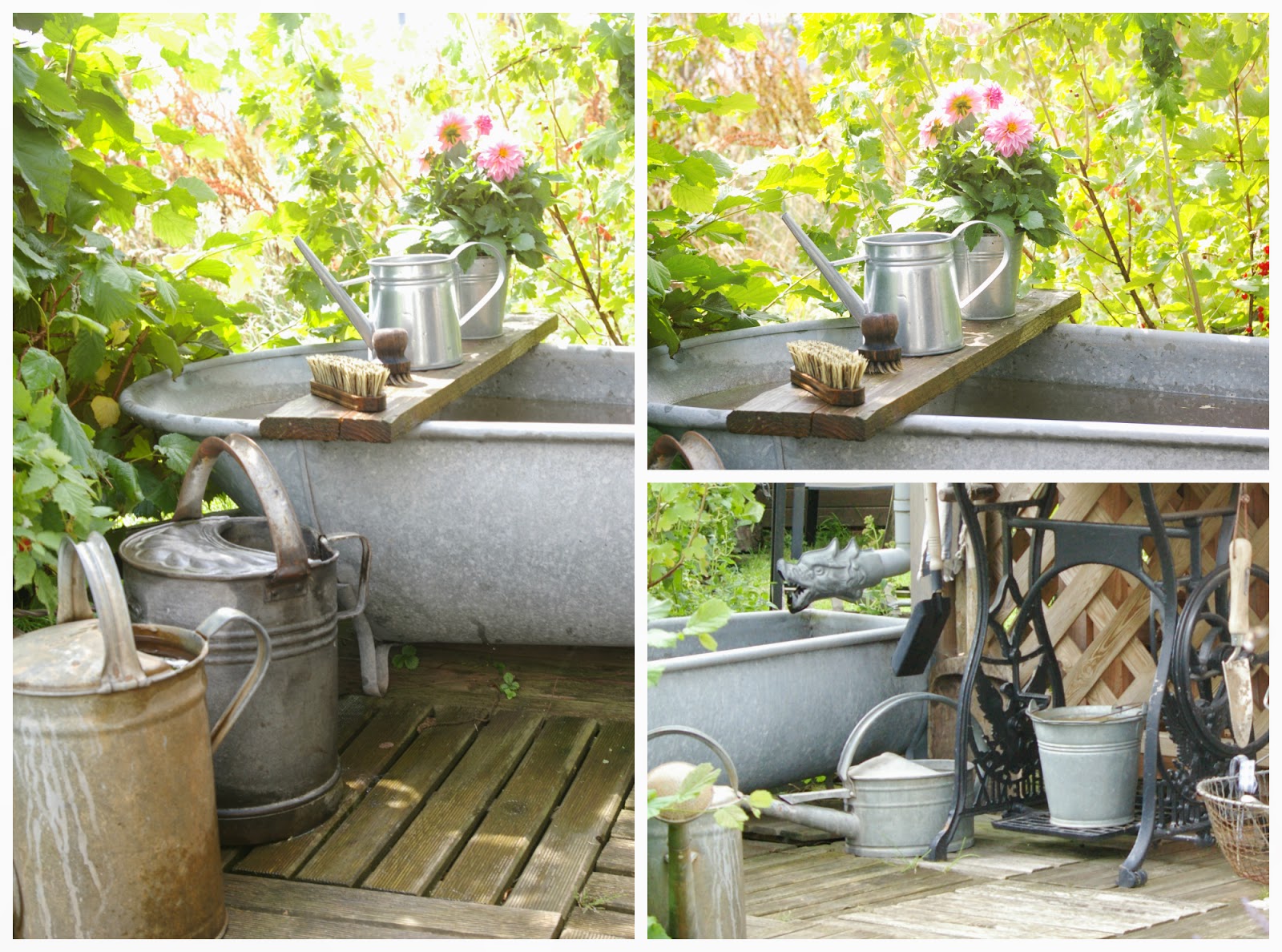 Klein(e)s Haus ZinkSammelsorium im Garten