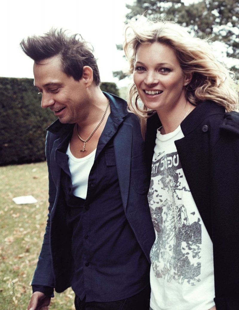 Kate Moss' Full Editorial for Elle France Featuring Jamie Hince