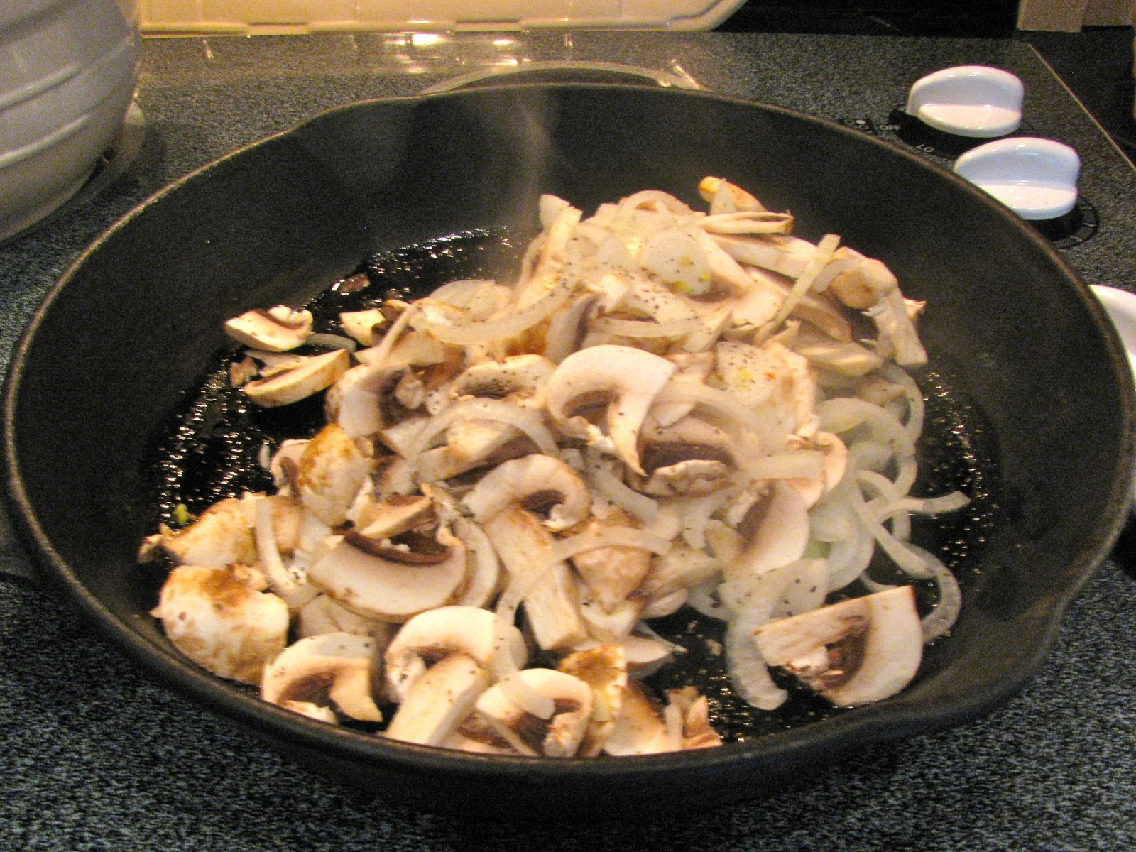 Rita's Recipes Cube Steak with Sauteed Mushrooms and Onions