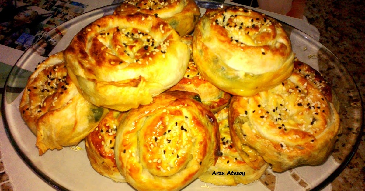 elime sağlık ) Ispanaklı Gül Böreği