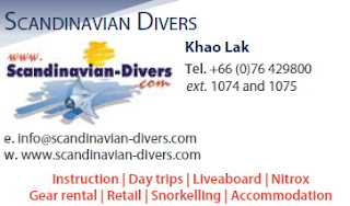 Scandinavian divers, Khao Lak