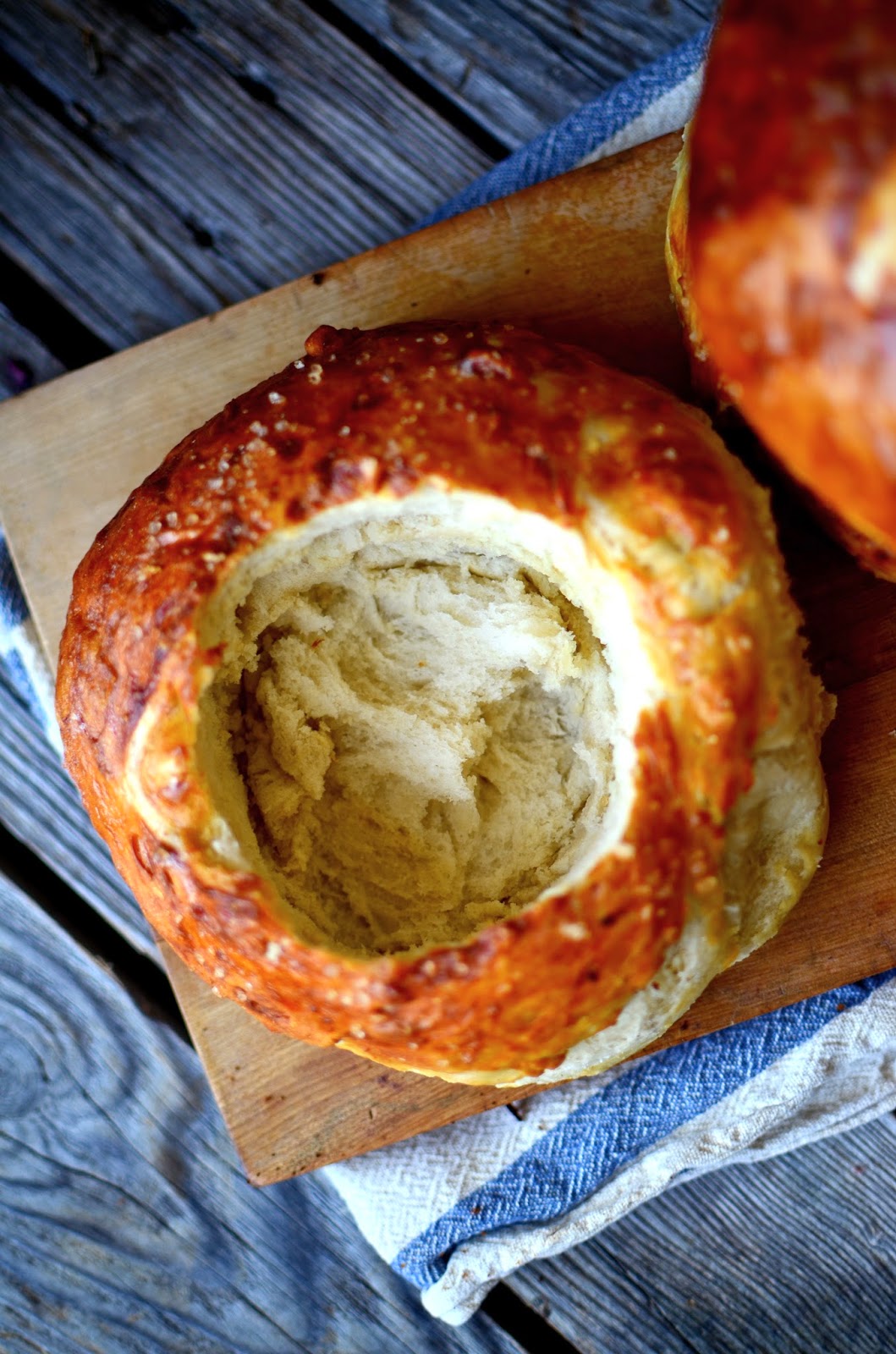 Yammie's Noshery Pretzel Bread Bowls