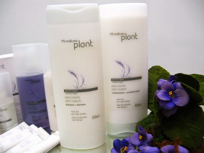 Linha Natura Plant Liso e Solto Processos Térmicos e Químicos