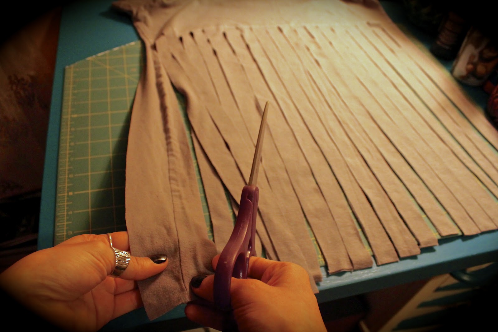 Do It Yourself. Do It Better. Knotted Fringe Tee