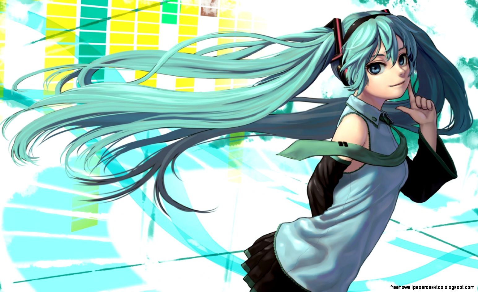 Art Vocaloid Hatsune Miku Girl Smile Anime 7016197 Art Vocaloid Hatsune Miku Girl Smile Anime 7016197