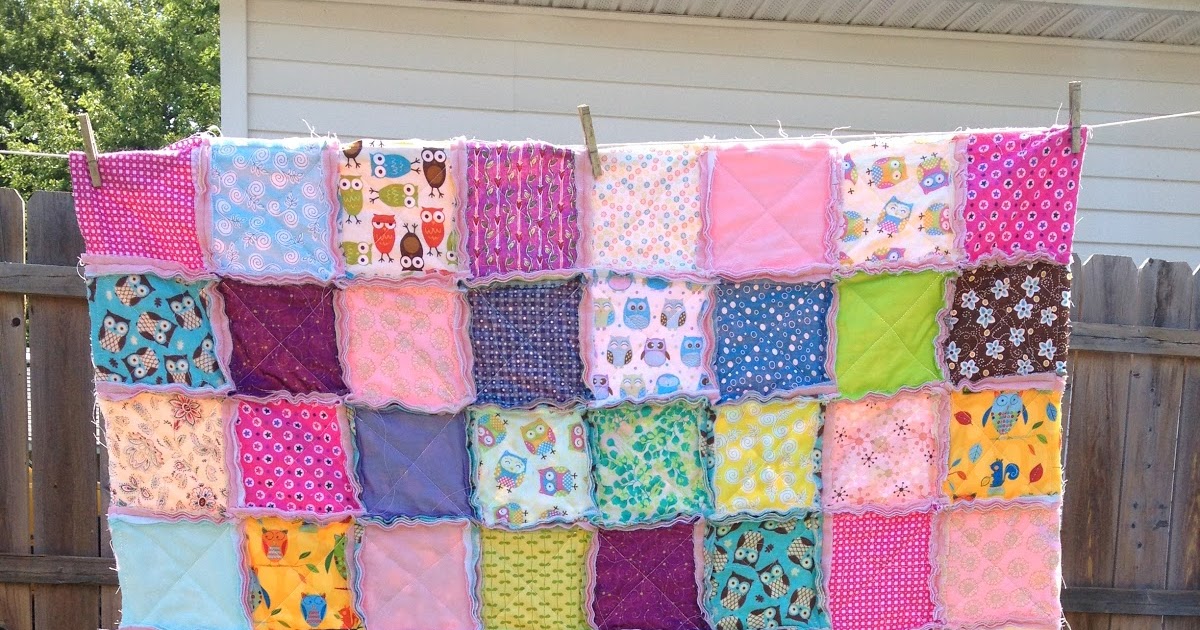 O Sew Many Rags My Very First Rag Quilt