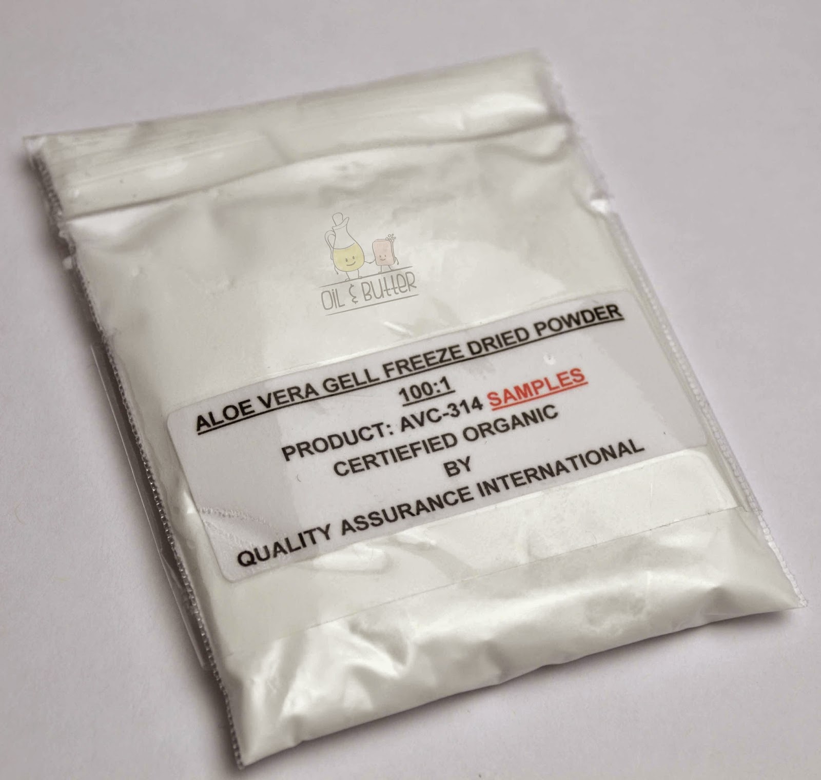 Oil & Butter Using Aloe Vera (freeze dried) Powder in Soap