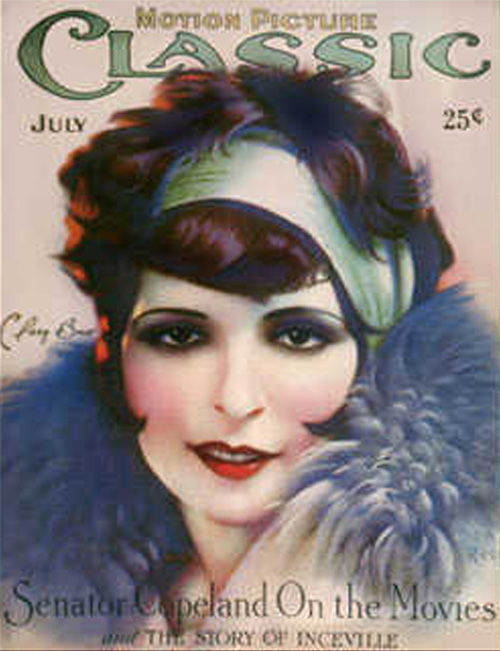 Clara Bow on the Cover of Motion Picture Classic