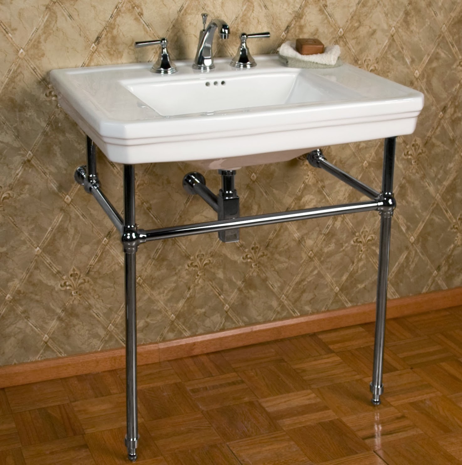 In my mind I had already made the leap from marble console ...