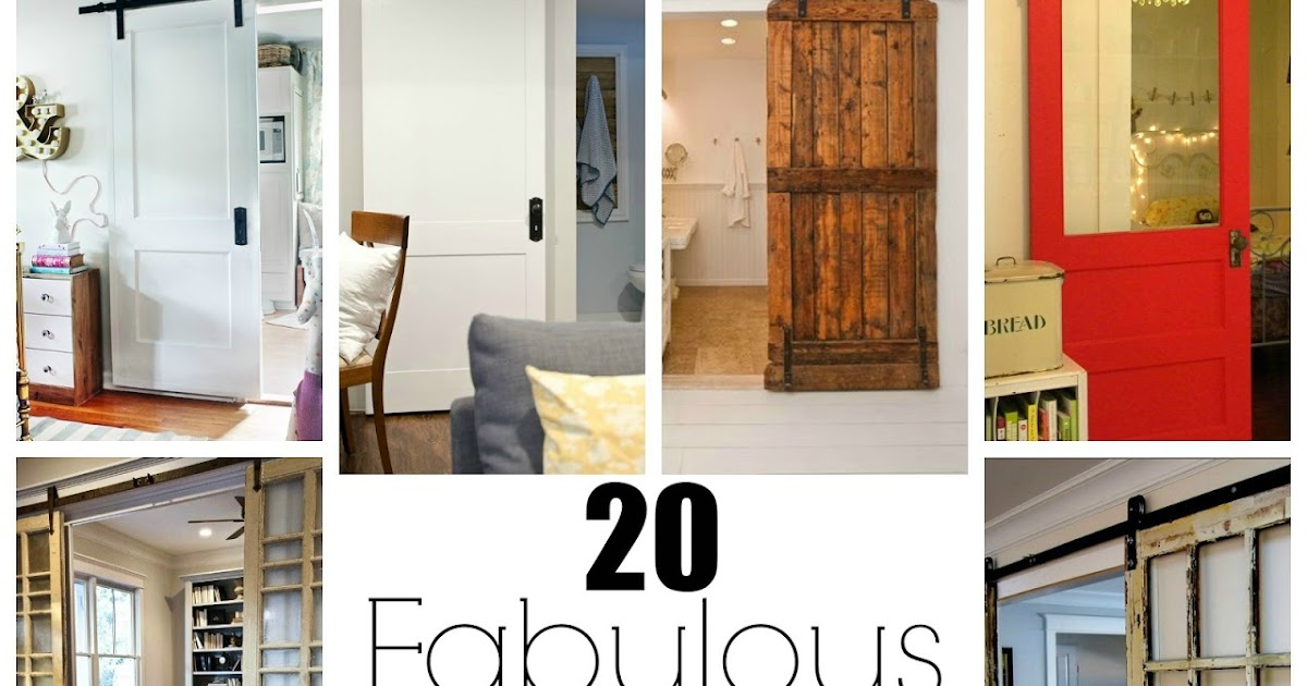 20 Fabulous Sliding Barn Door Ideas | Little House of Four - Creating a