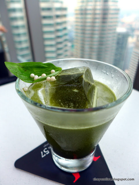 One of Junior's Signature Cocktails Marini's on 57, Junior, champion mixologist