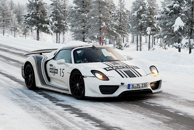 Spyshots: Porsche 918 Spyder Winter Testing Spyshots: Porsche 918 Spyder Winter Testing