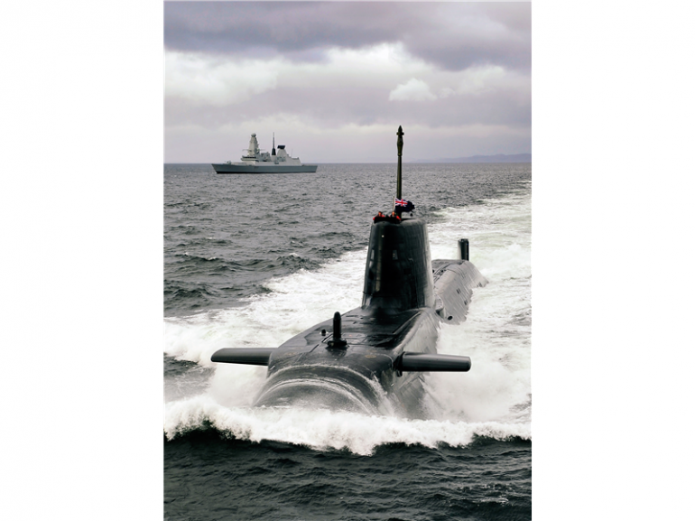 Navy Fleet Astute class submarine