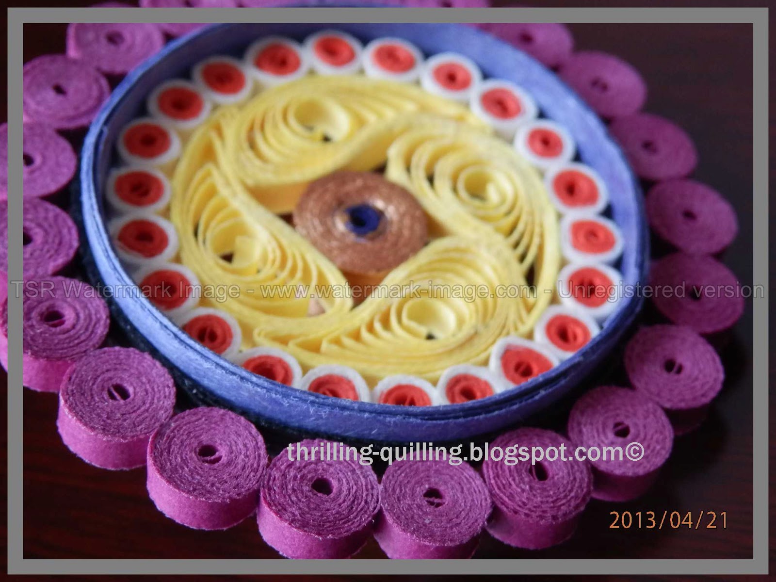 Thrilling Quilling Jewellery Box