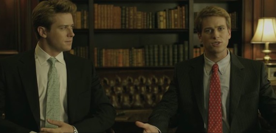 plays the Winklevoss Twins